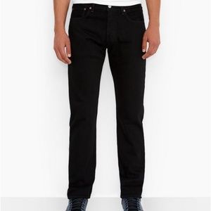 Mens- Levi's 501 Black Button Fly- NEW- W36 L34